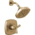 Delta Stryke Monitor 14 Series Single Function Pressure Balanced Shower Only with Cross Handle - Less Rough-In Valve Lumicoat Champagne Bronze