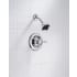 Delta-T14278-LHP-Installed Shower Trim in Chrome