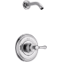 Delta-T14297-LHP-LHD-Installed Shower Trim in Chrome Less Shower Head