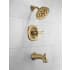 Delta-T14492-Installed Tub and Shower Trim in Champagne Bronze