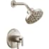Delta Altado Monitor 17 Series Dual Function Pressure Balanced 1.75 GPM Shower Only with Integrated Volume Control - Less Rough-In Valve Brilliance Stainless