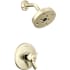 Delta Trinsic Monitor 17 Series Dual Function Pressure Balanced Shower Only with Integrated Volume Control - Less Rough-In Valve Brilliance Polished Nickel