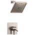 Delta Zura Monitor 17 Series Dual Function Pressure Balanced Shower Only with Integrated Volume Control - Less Rough-In Valve Brilliance Stainless