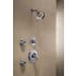 Delta-T17T255-Installed Shower System in Chrome