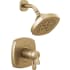 Delta Stryke Tempassure 17T Series Dual Function Thermostatic Shower Only with Integrated Volume Control - Less Rough-In Valve Lumicoat Champagne Bronze