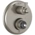 Delta Dorval 14 Series Pressure Balanced Valve Trim with Integrated 3 Function Diverter for Two Shower Applications - Less Rough-In and Handles Brilliance Stainless