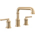 Delta Broderick Double Handle Deck Mount Roman Tub Filler - Less Handles and Rough-In Lumicoat Champagne Bronze