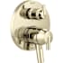 Delta Trinsic 17 Series Pressure Balanced Valve Trim with Integrated Volume Control and 6 Function Diverter for Three Shower Applications - Less Rough-In Brilliance Polished Nickel