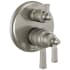 Delta Dorval 17T Series Thermostatic Valve Trim with Integrated Volume Control and 3 Function Diverter for Two Shower Applications - Less Rough-In Brilliance Stainless