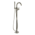 Delta Floor Mounted Tub Filler with Hand Shower and Hose - Rough-in Valve Included Brilliance Stainless