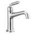 Delta Bowery 1.2 GPM Single Hole Bathroom Faucet with Push Button Drain Assembly - Limited Lifetime Warranty Chrome