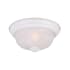 Designers Fountain 2 Light 11.25" Flush Mount with Alabaster Glass Shade White