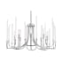 Designers Fountain Laretto 8 Light 26" Wide Taper Candle Chandelier Chrome