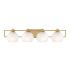 Designers Fountain Cowen 4 Light 31" Wide Bathroom Vanity Light Brushed Gold
