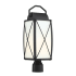 Designers Fountain Ethan 4 Light 20" Tall Outdoor Single Head Post Light Black