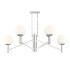 Designers Fountain Kelvin 6 Light 42" Wide Chandelier Chrome