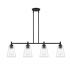Designers Fountain Westin 4 Light 34" Wide Linear Pendant Matte Black