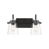 Designers Fountain Inwood 2 Light 16" Wide Bathroom Vanity Light Matte Black