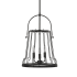 Designers Fountain Alba 3 Light 6" Wide Mini Pendant Matte Black