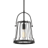 Designers Fountain Alba 4" Wide Mini Pendant Matte Black