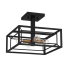 Designers Fountain Within 4 Light 12" Wide Semi-Flush Square Ceiling Fixture Matte Black