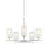 Designers Fountain Carmine 5 Light 24" Wide Chandelier Brushed Nickel