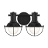 Designers Fountain Dalton 2 Light 15" Wide Bathroom Vanity Light Matte Black