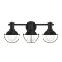 Designers Fountain Dalton 3 Light 23" Wide Bathroom Vanity Light Matte Black
