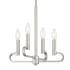 Designers Fountain Summit 4 Light 14" Wide Multi Light Pendant Brushed Nickel