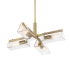 Designers Fountain Latitude 4 Light 24" Wide Chandelier Brushed Gold
