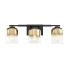 Designers Fountain Gatsby 3 Light 24" Wide Vanity light Matte Black