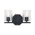 Designers Fountain Haven 2 Light 16" Wide Vanity light Matte Black