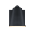 Designers Fountain Cedar Mist 8" Tall Outdoor Wall Sconce Black