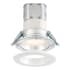 Designers Fountain Easy-Up LED Canless Recessed Fixture with 4" Baffle Trims - IC Rated and Airtight White