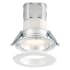 Designers Fountain Easy-Up LED Canless Recessed Fixture with 4" Baffle Trims - IC Rated and Airtight White