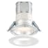 Designers Fountain Easy-Up LED Canless Recessed Fixture with 4" Baffle Trims - IC Rated and Airtight White