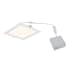 Designers Fountain LED Canless Recessed Fixture with 8" Wafer Trims - Airtight White