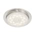 Designers Fountain Edge Lit 12" Wide LED Flush Mount Ceiling Fixture / Wall Sconce Satin Platinum