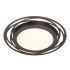 Designers Fountain Single Light 14" Wide Integrated LED Flush Mount Ceiling Fixture / Wall Sconce Satin Bronze