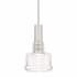 Designers Fountain Kami Single Light 8" Wide LED Pendant Satin Platinum