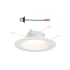 Designers Fountain LED Canless Recessed Fixture with 6" Baffle Trims - Airtight White