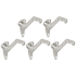 Design House Straight Arm Hand Rail Bracket - 5 Pack Satin Nickel