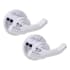 Design House Geneva Double Hook Robe Hook Polished Chrome