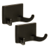 Design House Millbridge Double Hook Robe Hook Oil Rubbed Bronze