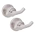 Design House Geneva Double Hook Robe Hook Satin Nickel