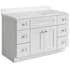 Design House Brookings 48" Free Standing Single Basin Vanity Set with Cabinet and Cultured Marble Vanity Top White