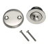 Design House Lift and Turn Bathtub Drain Trim Satin Nickel