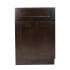 Design House Brookings 24" Wide x 34-1/2" High Double Door Base Cabinet with Single Drawer Espresso