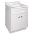 Design House Brookings 25" Free Standing Single Basin Vanity Set with Cabinet and Cultured Marble Vanity Top White