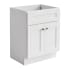 Design House Brookings 30" Single Free Standing Wood Vanity Cabinet Only - Less Vanity Top White